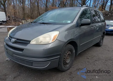 2005 Toyota Sienna Le из США, поврежденный, VIN 5TDZA23C85S331385